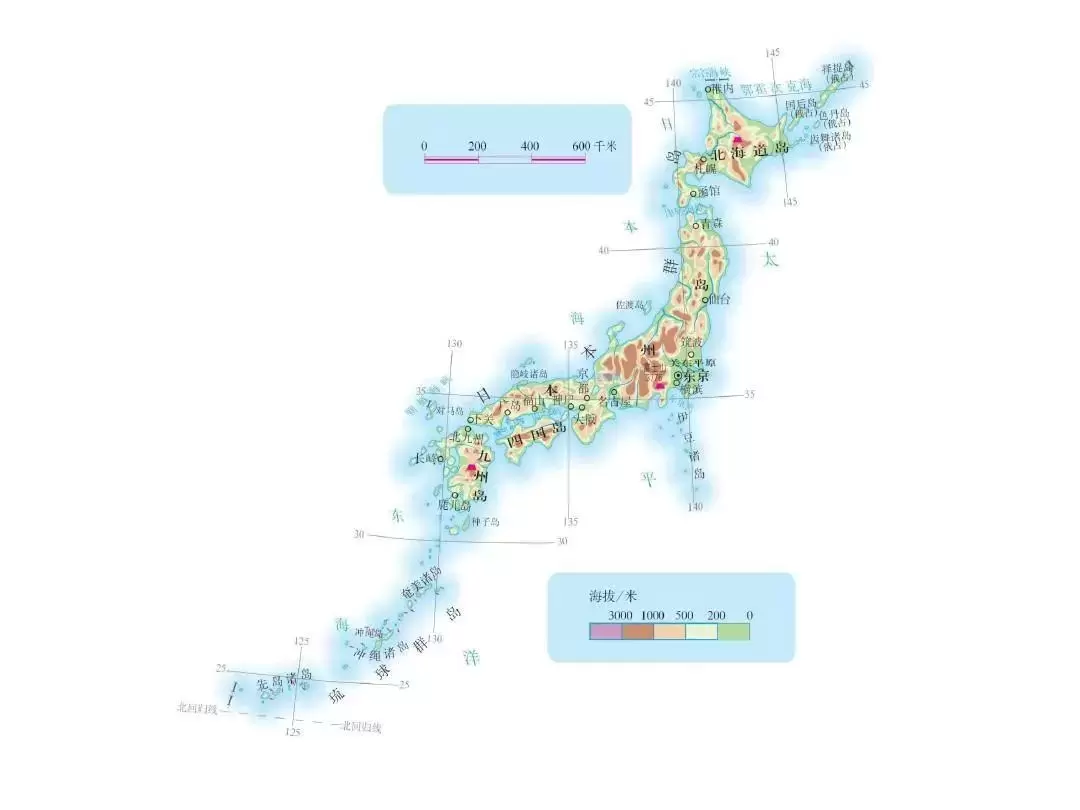 涨姿势：日本地理位置和概况