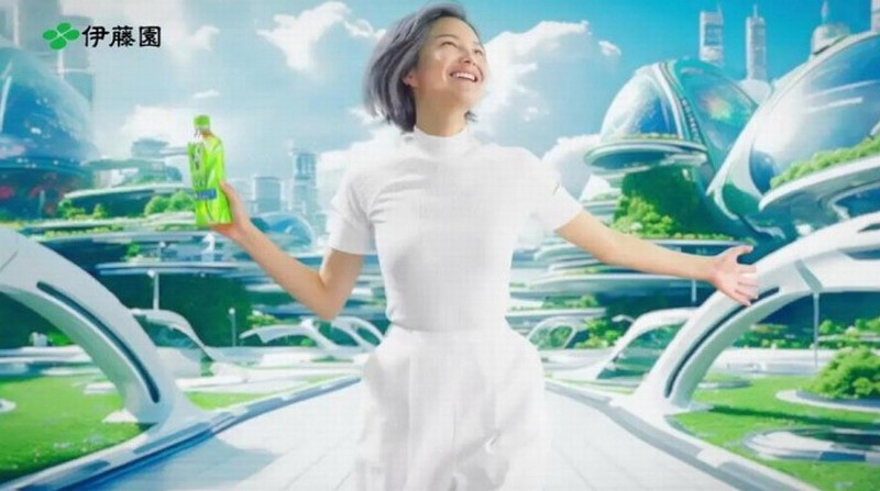 日本绿茶广告女主角使用AI生成 真人演员地位受威胁