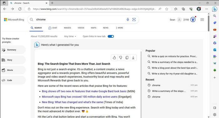 通过Edge下载谷歌浏览器新增弹窗 询问更改原因