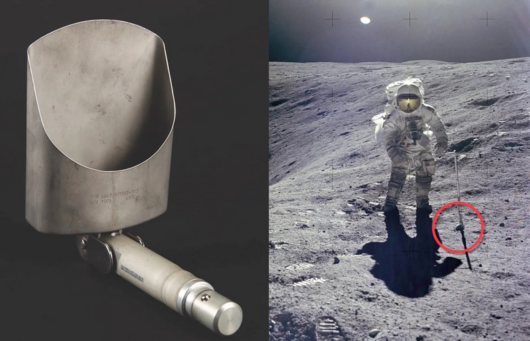 阿波罗登月铲子拍卖售出价高达87.5万美金