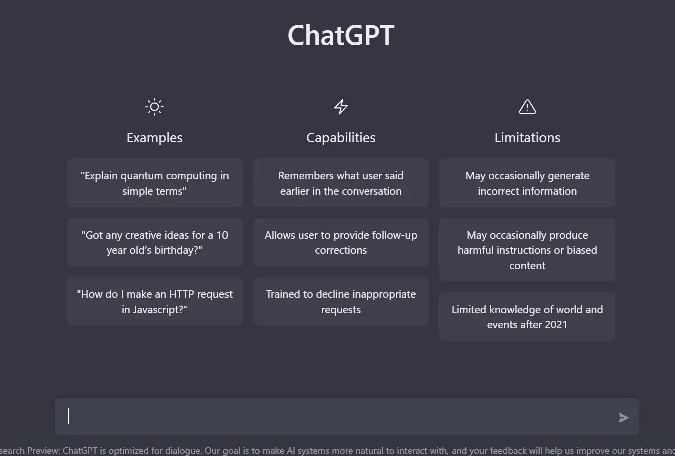 ChatGPT网站图片展示