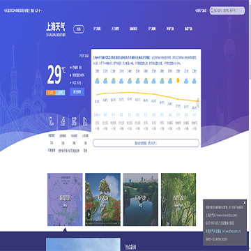 上海天气网网站图片展示