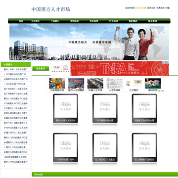 中国南方人才市场网站图片展示