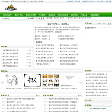重庆方言网网站图片展示