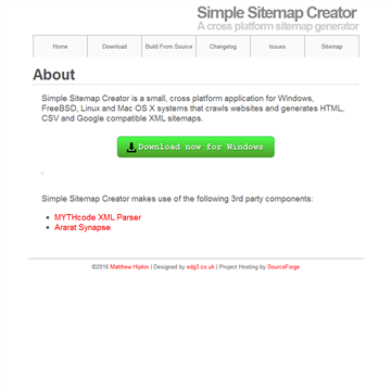 Simple Sitemap Creator网站图片展示