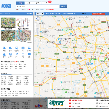 上海电子地图网站图片展示