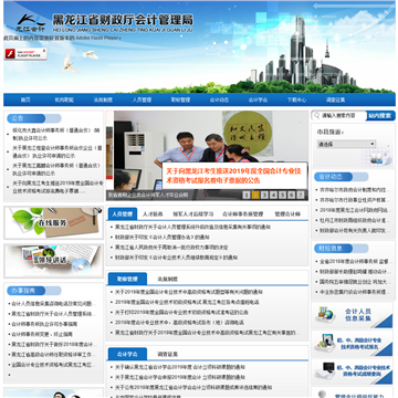 黑龙江省财政厅会计管理局网站图片展示