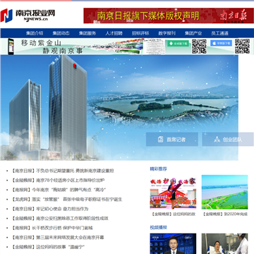 南京报业网网站图片展示