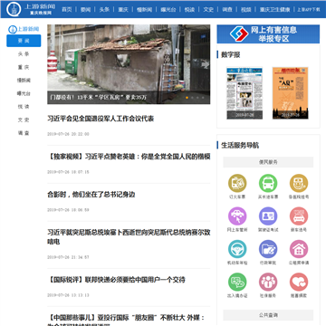 重庆晚报网站图片展示