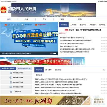 醴陵市政府网网站图片展示