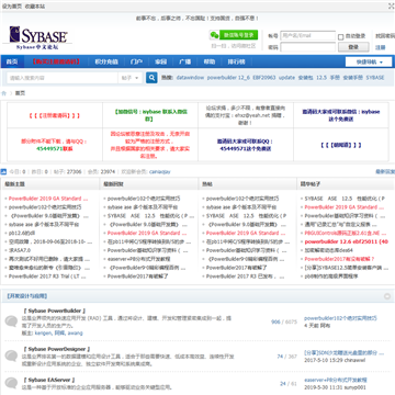 SYBASE中文社区技术服务