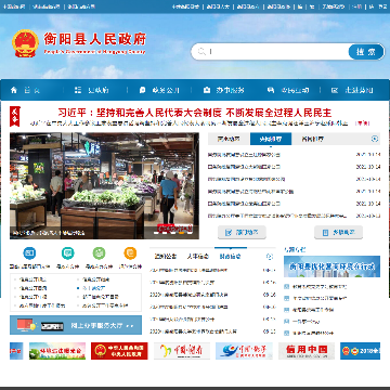 衡阳县政府门户网网站图片展示