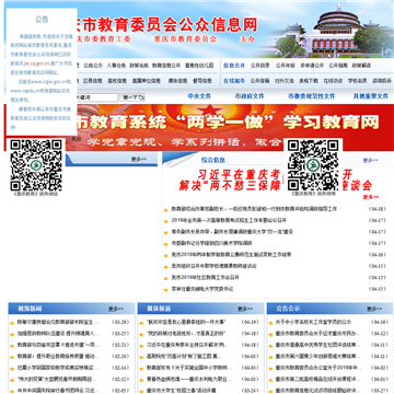 重庆教育委员会网站网站图片展示