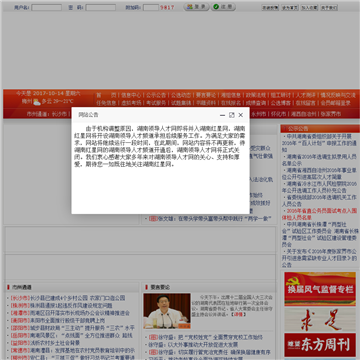 湖南人才领导门户网网站图片展示