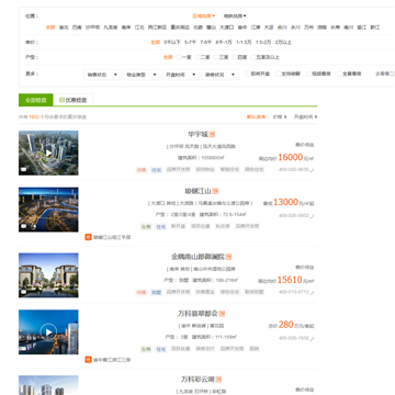 58安居客重庆房产网网站图片展示