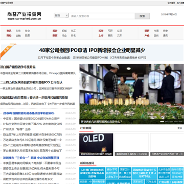 中国产业投资决策网网站图片展示
