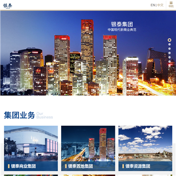 中国银泰网站
